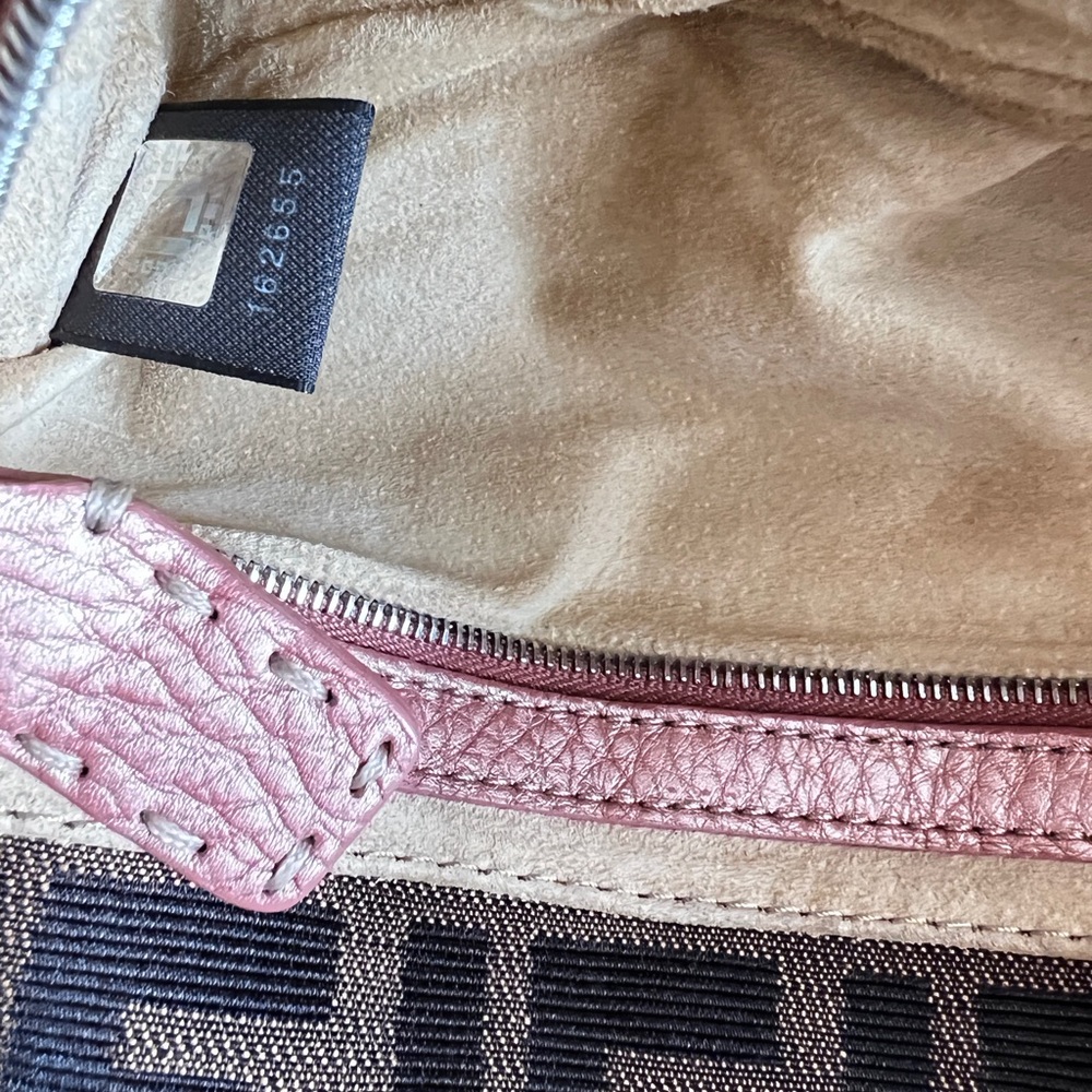 Classic Fendi selleria zucca baguette bag - Picture 4 of 5